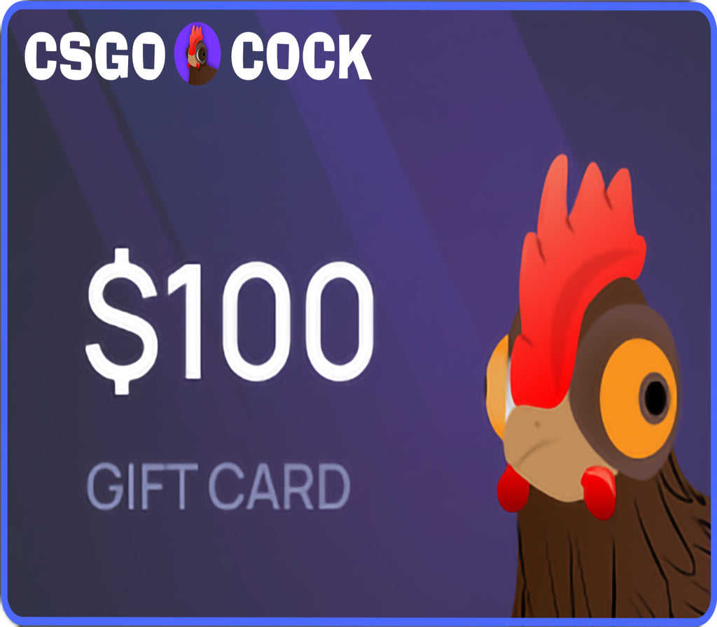 CSGOCOCK $100 Gift Card