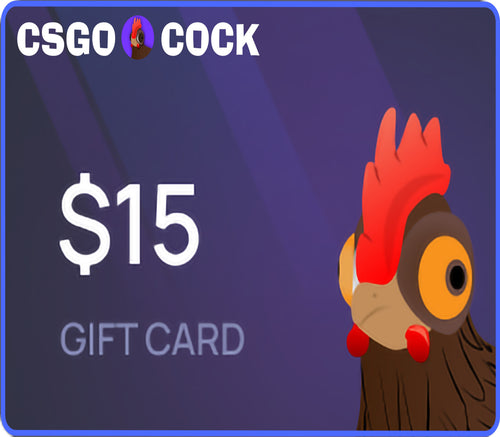 CSGOCOCK $15 Gift Card