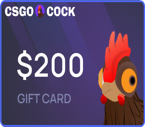 CSGOCOCK $200 Gift Card