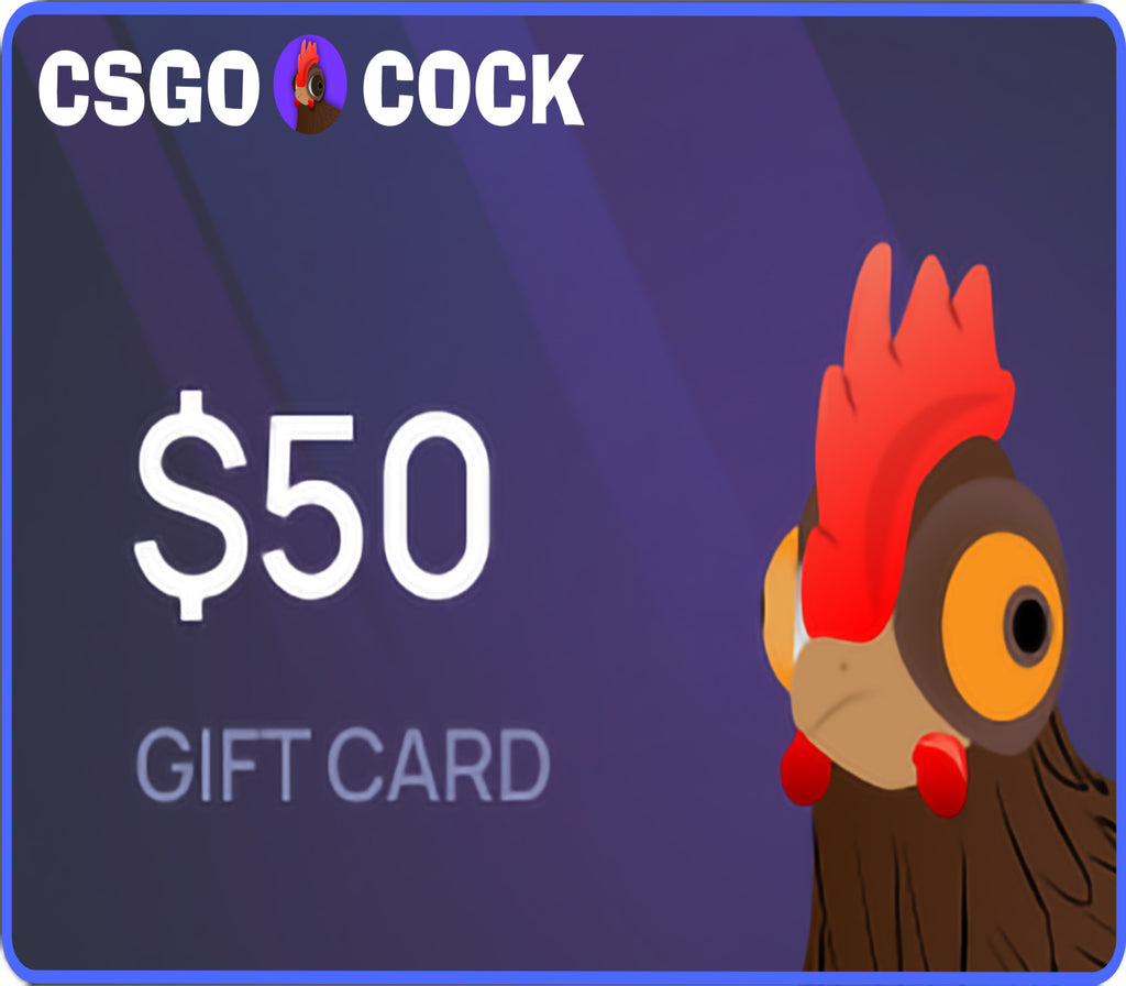 CSGOCOCK $50 Gift Card