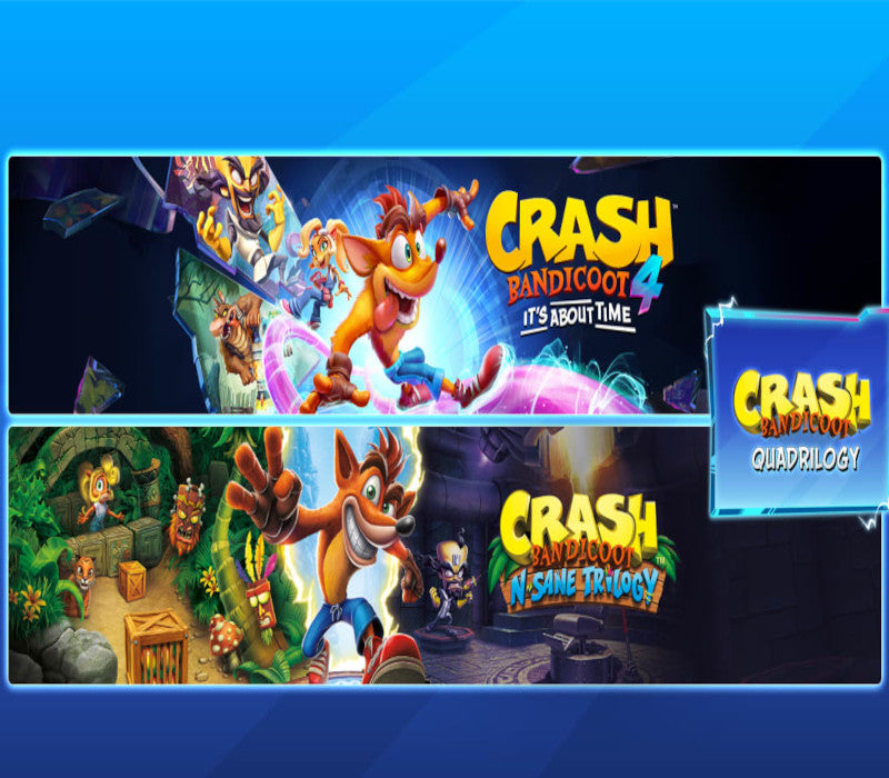 Crash Bandicoot Quadrilogy Bundle AR XBOX One / Xbox Series X|S CD Key