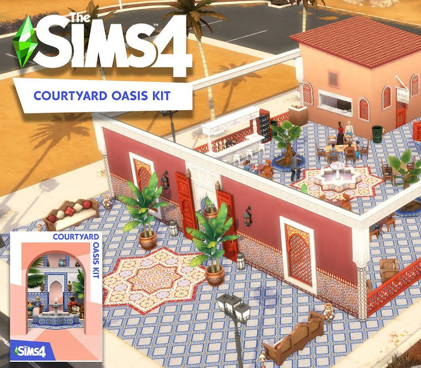 The Sims 4 - Courtyard Oasis Kit DLC Origin CD Key