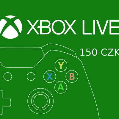 XBOX Live 150 CZK Prepaid Card CZ