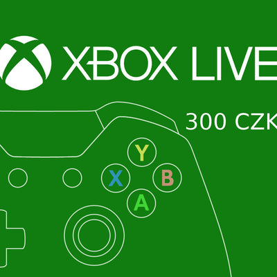 XBOX Live 300 CZK Prepaid Card CZ