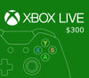 XBOX Live $300 Prepaid Card HK