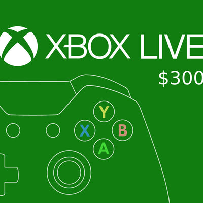 XBOX Live $300 Prepaid Card HK
