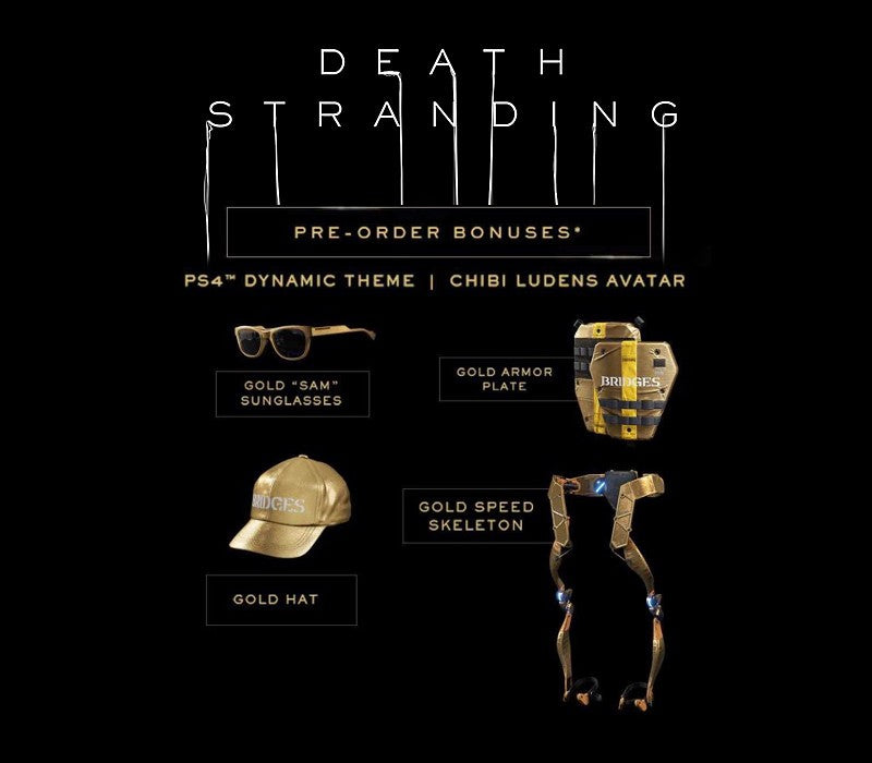 Death Stranding - Preorder bonuses DLC EU PS4 / PS5 CD Key