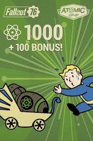 Fallout 76 - 1000 (+100 Bonus) Atoms XBOX One CD Key