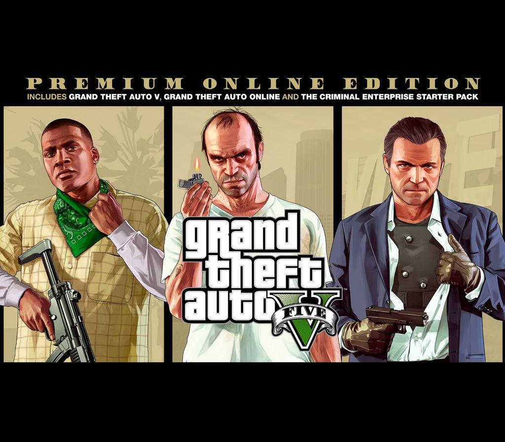 Grand Theft Auto V: Premium Online Edition & Great White Shark Card Bundle US XBOX One CD Key