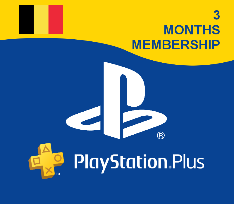 PlayStation Network Card Plus 90 Days BE