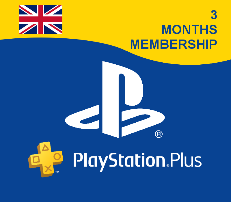 PlayStation Network Card Plus 90 Days UK