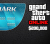 Grand Theft Auto Online - $200,000 Tiger Shark Cash Card FR PS4 CD Key