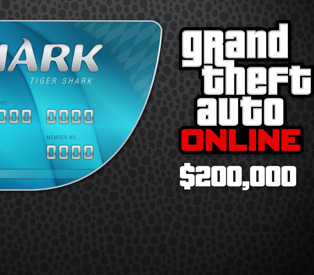 Grand Theft Auto Online - $200,000 Tiger Shark Cash Card FR PS4 CD Key