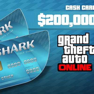 Grand Theft Auto Online - $200,000 Tiger Shark Cash Card EU PC Activation Code