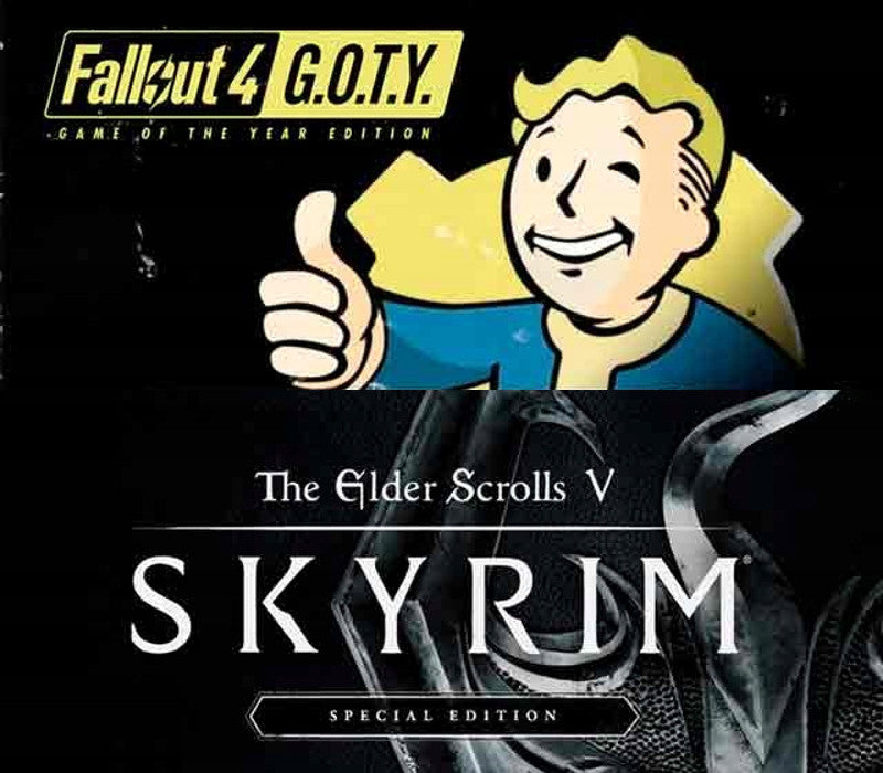 The Elder Scrolls V: Skyrim Special Edition + Fallout 4 G.O.T.Y. US XBOX One CD Key